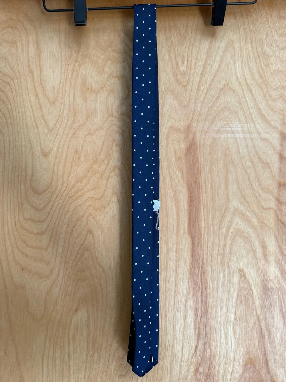 Appaman Boys Necktie Navy Blue w/ White Woven Dots Wedding Looks Formal